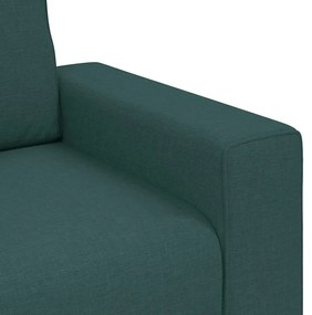 kétszemélyes sötétzöld szövet kanapé 120 cm