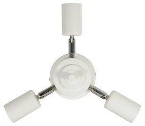 Duolla - Mennyezeti lámpa YUTE TRIO 3xE27/15W/230V átm. 60 cm barna/szürke/bézs