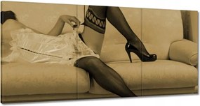 Vászonkép 180x90 Magassarkú nő