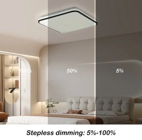 Brilagi - LED Dimmelhető lámpa SMART LED/28W/230V 40x40 cm Wi-Fi Tuya + távirányító