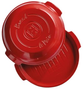 Piros kerámia kenyérsütő forma, ⌀ 29,5 cm - Emile Henry
