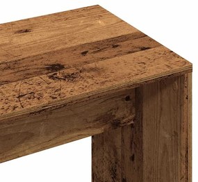 öltözőszék Régi fa 70x35x45 cm Gépelt fa
