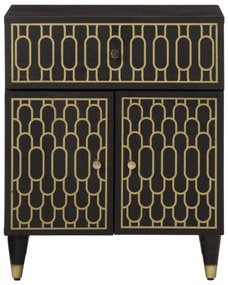 Tömör mangófa éjjeliszekrény 50 x 33 x 60 cm