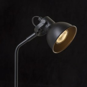 RENDL ROSITA stolní černá/zlatá 230V LED GU10 9W