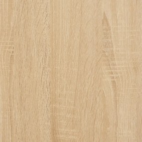 sonoma tölgy színű szerelt fa TV-szekrény 100 x 35 x 45 cm