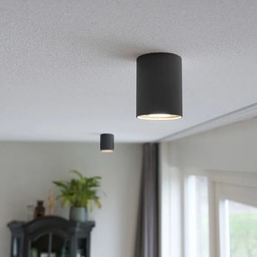 Okos felületre szerelhető spotlámpa fekete acéllal, WiFi GU10-zel - Rondoo Up