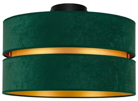 Duolla - Mennyezeti lámpa DUO 1xE27/40W/230V átm. 40 cm zöld/arany