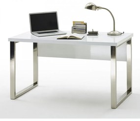Sydney íróasztal fehér - lakkozott MDF asztallappal