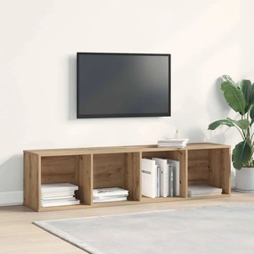 Könyvszekrény/TV szekrény régi fa 36x30x143cm gépelt fa