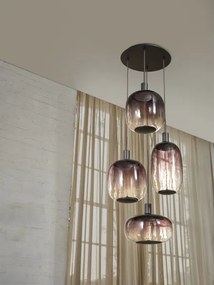 Osram - Tápkábel NEEDLE PENDANT 4xE27/25W/230V antracit