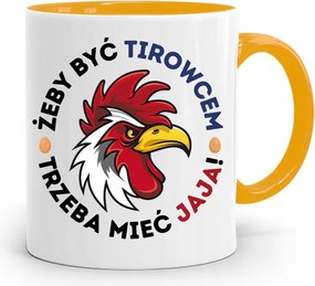 Kamionsofőrnek Tira Sárga Ajándék Bögre fényképes nyomattal