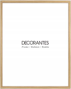 Barna képkeret 40x50 cm-es méretben Tölgy színben