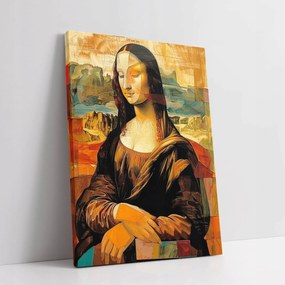 Mona Lisa Picasso stílusú vászonkép otthonra nappaliba 75x100