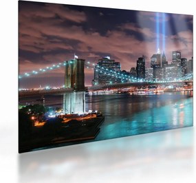 Kép - New York, Manhattan (üvegen) (70x50 cm)