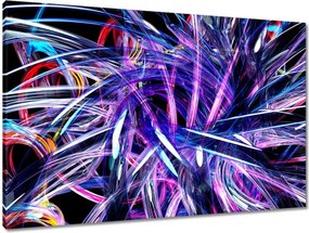 Vászonkép 90x60 Lila fülbevaló Tüskék