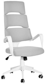 Fehér és szürke irodai szék GRANDIOSE Beliani