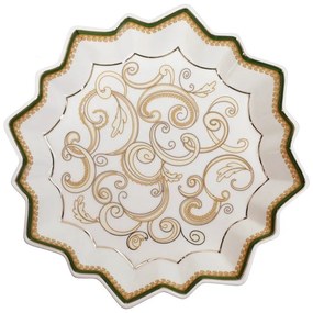 Fehér porcelán tányér ø 23,5 cm Vassoio - Brandani