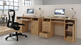 PC asztal, artisan tölgy, B9 NEW