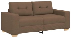 barna szövet loveseat kanapé 140 cm