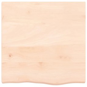 kezeletlen tömör tölgyfa fali polc 60x60x(2-6) cm