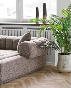 Barna kerámia magas váza (magasság 39 cm) – House Nordic