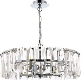 MAYTONI MOD043PL-06CH PUNTES Kristály Függesztett Lámpa Króm E14 IP20