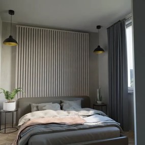 Csillár zsinóron SVEN 1xE27/15W/230V fekete/arany