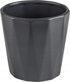 Mini kerĂĄmia kaspĂłvĂ©dĆ szĂŒrke Flores magassĂĄg 10,5 cm