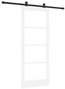 Csúszóajtó ORKDAL Fehér 83 x 202 cm Fa és fém