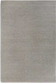 Gyapjú hurkolt szőnyeg 80x150cm, kézzel szőtt bézs egyszínű