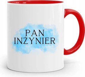 Mérnöknek Piros Ajándék Bögre fényképes nyomtatással