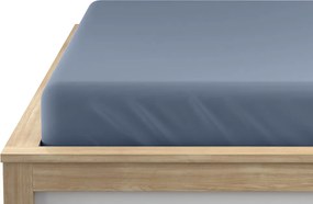 Jersey gumis lepedő kék 180 x 200 cm