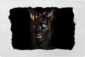 Poszterek 120x80 Arany ékszerek az arcon