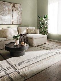 Síkszövött szőnyeg Elena Beige/Brown 240x340 cm