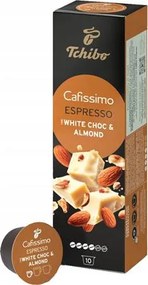 Kávékapszula, 10 db, TCHIBO Cafissimo Espresso White Choc Almond (KHK1118)