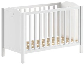 Fehér borovi fenyő babaágy 60x120 cm Amori – Vipack