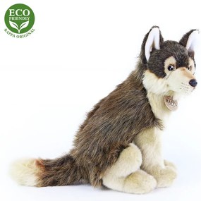 Rappa plüss ülő farkas, 28 cm