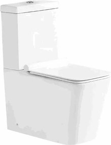 Mexen Cube kompakt WC lassan lecsukódó ülőkével, fehér - 31014000