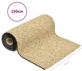 természetes homok színű kőzúzalékos tófólia 150 x 40 cm