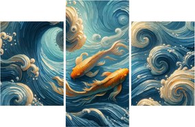 Kép - Aranyhalak (90x60 cm)