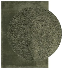 HUARTE erdőzöld rövid szálú puha és mosható szőnyeg 240x340 cm