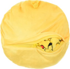 Pokémon Pika belebújós plüss polár takaró, poncsó 4-10 év