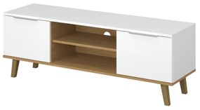 TV asztal Nickole (fehér + kőtölgy). 1053085