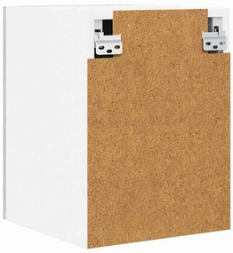 Függő szekrény polcokkal Riga 2 pcs Szürke Sonoma és fehér