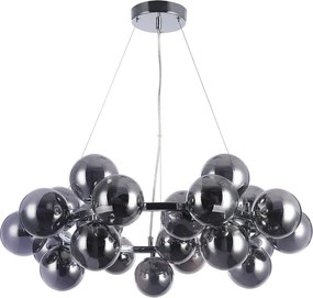 Italux CABELLA PND-5252-25-CH+SMK Függőlámpa 25x28W/G9 IP20
