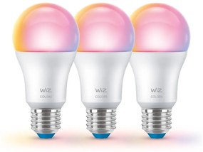LED okos izzó szett 3 db-os E27, 9 W – WiZ