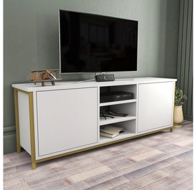 TV asztal Otosello (arany + fehér). 1107349