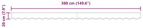 Napellenző Valance 4 m Kerethez Többszínű 3.8x0.2 m