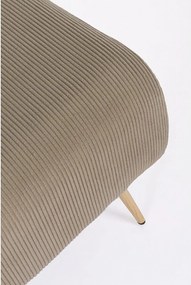 Szürkésbarna párnázott pad Olga – Bizzotto