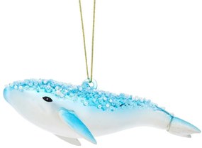 Üveg kézzel készített karácsonyfadísz 6,5 cm Humpback – Sass &amp; Belle